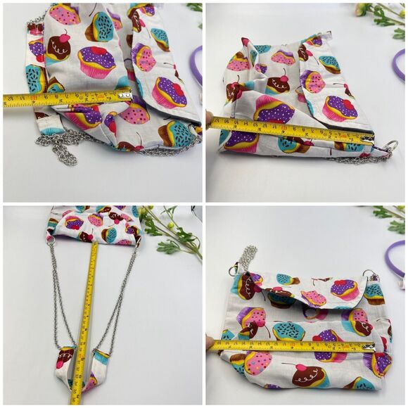 Girls Accessories Cupcakes Purse crossbody Bag & Headband Set - Picture 10 of 16